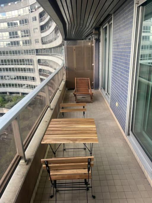 Tour Eiffel Terrasse Vue Seine Apartment Paris Exterior photo
